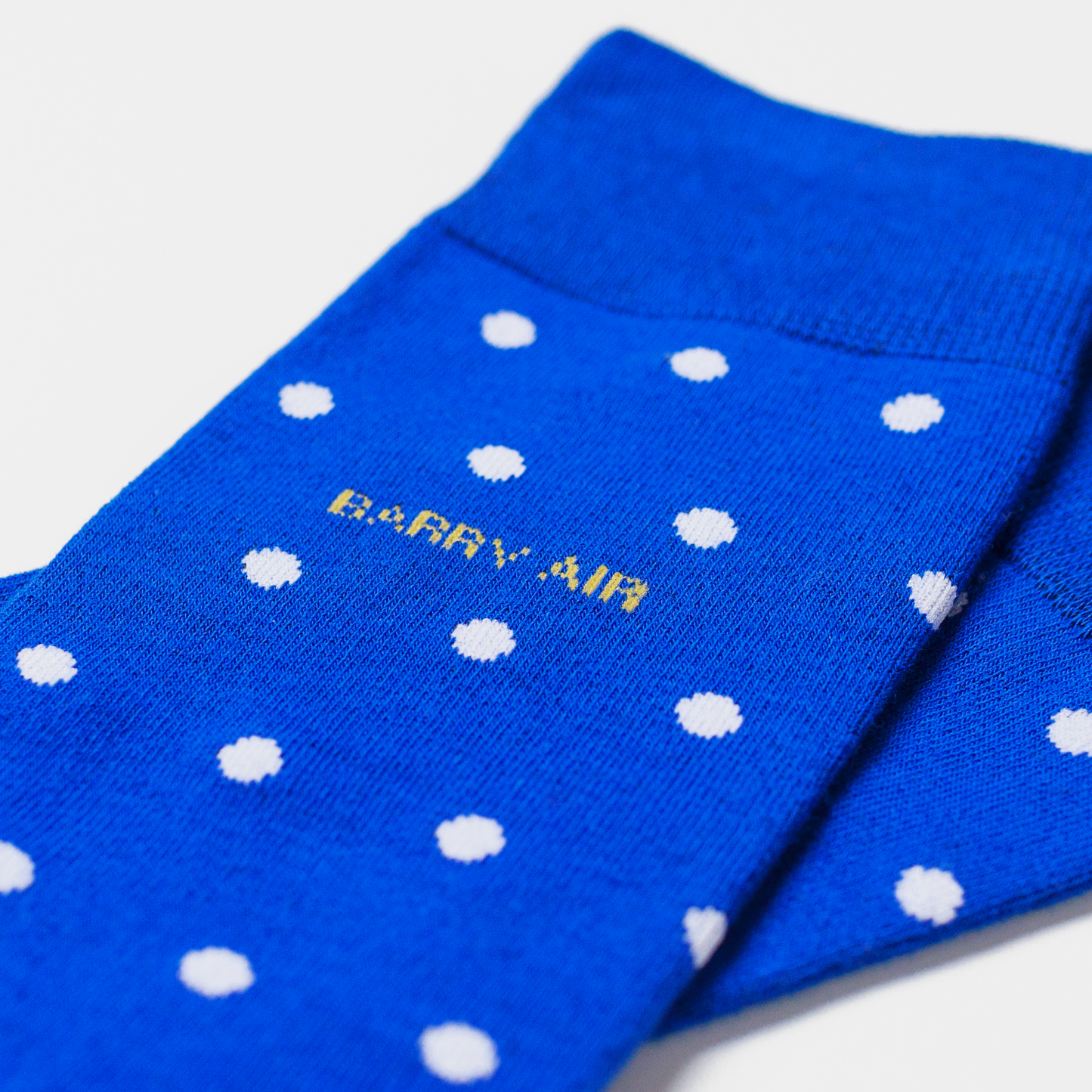 Blue Polka Dot Socks