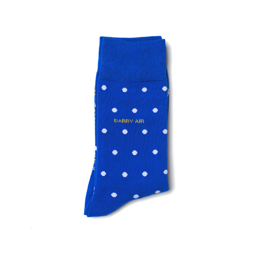 Blue Polka Dot Socks