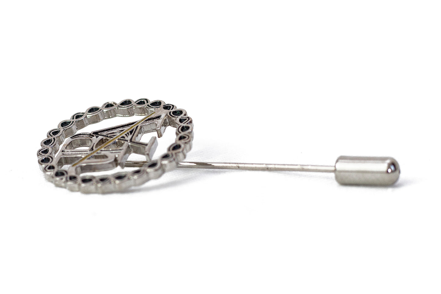 Silver Metal Lapel Pin