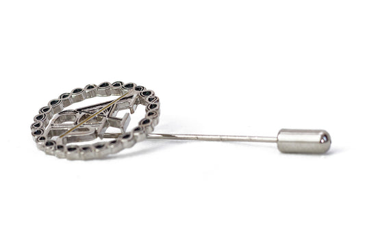 Silver Metal Lapel Pin